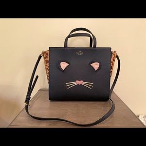 Kate Spade Leopard Kitty Handbag